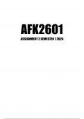 AFK2601 Assignment 2 Semester 1 2024 (Werkopdrag 2 Assesseringsvrae 1).