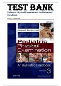 Test Bank For Pediatric Physical Examination 3rd Edition By Karen G. Duderstadt