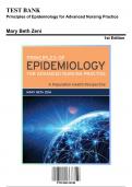 Test Bank for Principles of Epidemiology for Advanced Nursing Practice, 1st Edition by Beth, 9781284154948, Covering Chapters 1-11 | Includes Rationales