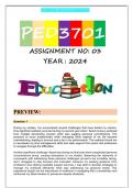 PED3701 S1 ASSIGNMENT 3 2024