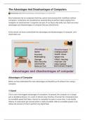 The Advantages And Disadvantages of Computers (1)
