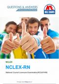 NCLEX-RN QUESTIONS AND ANSWERS.VERIFIED
