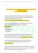 ATI Leadership and Management Proctored testbank Exam 2022//2023 (Answered Questions) Guaranteed Success graded A+