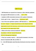 GRI Exam (QUESTIONS WITH 100% CORRECT ANSWERS ) (2024 / 2025) (Verified by Experts)