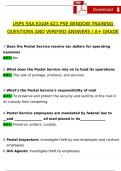USPS SSA 421 PSE Window Clerk Test Expected Questions and Answers (2024 / 2025) (Verified Answers)