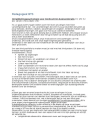 Ontwikkelingspsychologie voor leerkrachten basisonderwijs H 1 t/m 3.2, Samenwerkend leren H1 tm 6, Schoolpedagogiek H9 + pedagogen