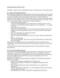 Samenvatting onderzoek 