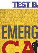 Test Bank for Emergency Care 13th Edition by Daniel Limmer, Michael O'Keefe & Edward Dickinson - Complete, Elaborated and Latest Test Bank. ALL Chapters (1-41) Included and Updated - 5* Rated