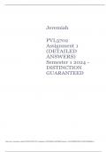 PVL3702 Assignment 1 (DETAILED ANSWERS)