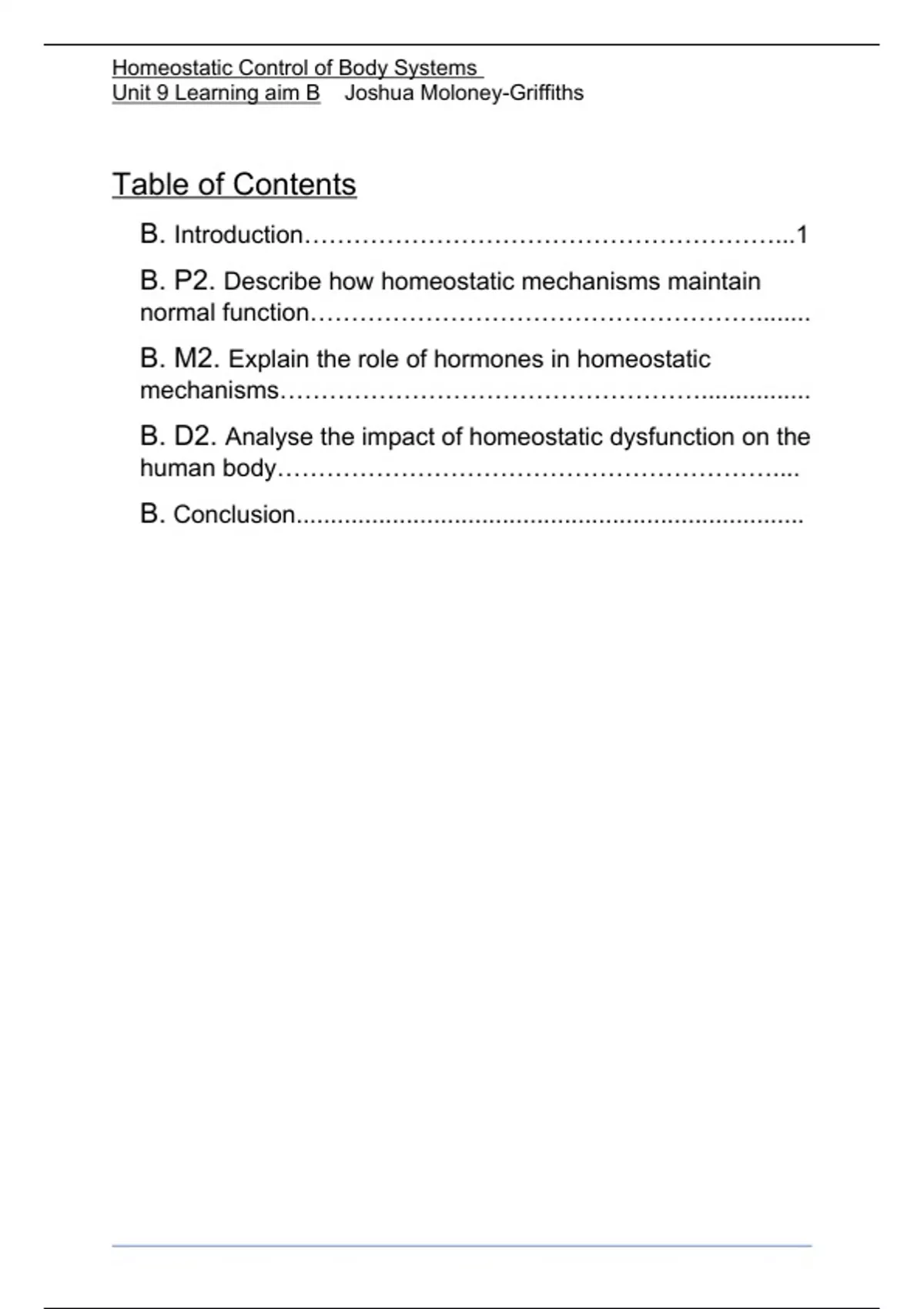 btec applied science unit 9 assignment b