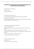 RCFE Admin Test Prep Exam (100 out of 100) Questions and Verified Elaborations (GRADED A)