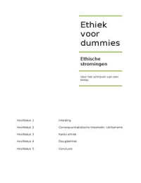 Ethiek voor dummies