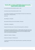Hondros BIO 117 Exam 2 (2024/2025) Answered Correctly – Expert Verified | Latest Version