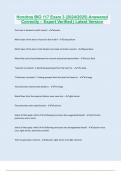 Hondros BIO 117 Exam 3 (2024/2025) Answered Correctly – Expert Verified | Latest Version