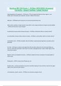 Hondros BIO 254 Exam 1: Written (2024/2025) Answered Correctly – Expert Verified | Latest Version