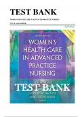 TEST BANK WOMEN'S HEALTH CARE IN ADVANCED PRACTICE NURSING  2nd edition by  IVY M. ALEXANDER