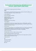 Hondros NUR 155 Final Exam Prep (2024/2025) Answered Correctly – Expert Verified | Latest Version