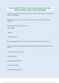 Hondros NUR 180 Final Exam Prep Answered Correctly – Expert Verified | Latest Version 2024/2025
