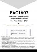  FAC1602 Assignment 5 (ANSWERS) Semester 1 2024 - DISTINCTION GUARANTEED