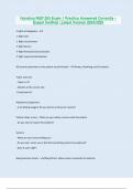 Hondros NUR 205 Exam 1 Practice Answered Correctly – Expert Verified | Latest Version 2024/2025