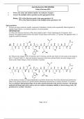 Biochemistry test exam with answers