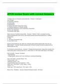 ATCN review Exam with correct Answers