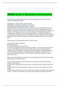 AWMA Exam 2 Questions and Answers