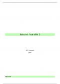 Samenvatting Bank & Financiën 2 (MBF66a, Nancy Dierckx)