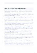 NAPSR Exam (Practice Quizzes) Questions and Answers 2024( A+ GRADED 100% VERIFIED).