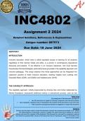INC4802 Assignment 2 (COMPLETE ANSWERS) 2024 (897573) - DUE 18 June 2024