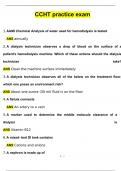 CCHT practice exam (QUESTIONS WITH 100% CORRECT ANSWERS ) (2024 / 2025) (Verified by Experts)