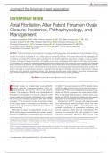 Atrial Fibrillation After Patent Foramen