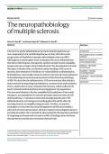 The neuropathobiology of multiple sclerosis.