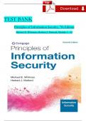 TEST BANK - Whitman and Mattord, Principles of Information Security 7th Edition, Module 1 - 12, Complete Latest Version