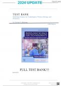 Test bank for Radiologic Science for Technologists 12th Edition by Bushong||All Chapters Fully Covered|| 1-40||Latest Updated 2024||