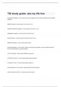 TSI study guide- aka my life line 2024 EXAM QUESTIONS AND VERIFIED CORRECT ANSWERS 2024