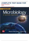 COMPLETE TEST BANK FOR  Microbiology: A Systems Approach 7th Edition  By Marjorie Kelly Cowan and Heidi Smith latest Update