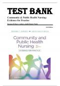 Test Bank for Community & Public Health Nursing Evidence for Practice 3rd edition By Rosanna DeMarco; Judith Healey-Walsh