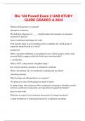 Package Deal For  BY124 Lab Exam (1-3 )2024-2025 Questions and Answers Graded A