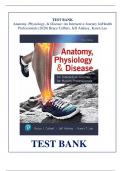 Test Bank for Anatomy, Physiology & Disease: An Interactive Journey for Health Professionals 3rd Edition by Bruce J. Colbert