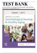 Test Bank For Ebersole and Hess' Gerontological Nursing & Healthy Aging, 6th Edition by Theris A. Touhy and Kathleen F Jett