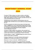 SMARTSHEET GENERAL EXAM 2024