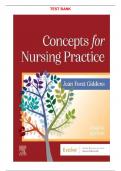 Test Bank for Concepts for Nursing Practice, 4th Edition, by Giddens 