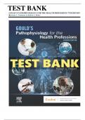  Test bank for Gould's Pathophysiology for the Health Professions, 7th Edition by Karin C. VanMeter and Robert J. Hubert