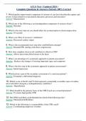 ACLS Test ( Updated 2024 ) Complete Questions & Answers (Solved) 100% Correct