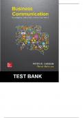 Business communication developing leaders for a networked world 3rd edition cardon test bank