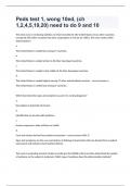Peds test #1, wong 10ed, (ch 1,2,4,5,19,20) exam questions and verified answers 