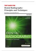 Test Bank for Dental Radiography: Principles and Techniques 5th Edition by Joen Iannucci & Laura Jansen Howerton