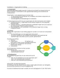 Samenvatting Administratieve organisatie