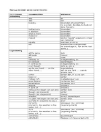 Signaalwoorden voor examenteksten